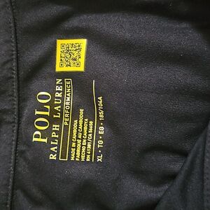 XL Blue Performance Polo